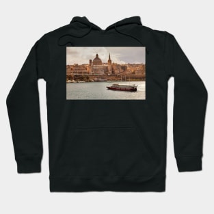 The beautiful city of Valletta, Malta Hoodie